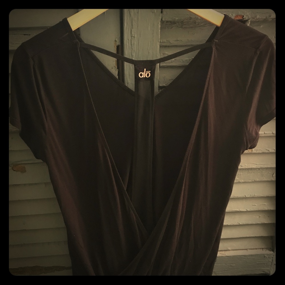 ALO T-Strap Open Back Top